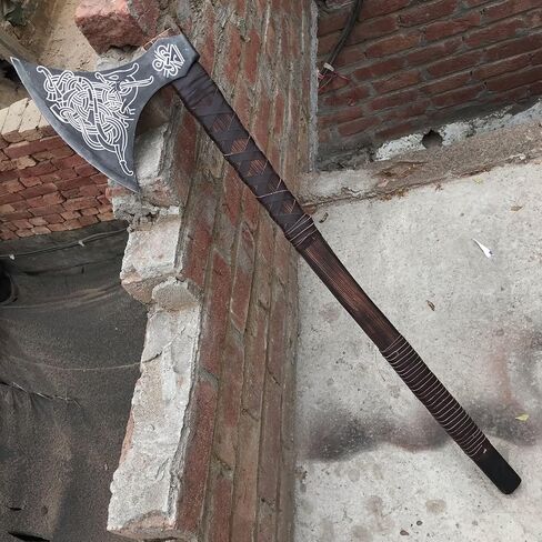 [MDM King Tools] مصنوعة يدويًا 38 "فأس الفايكنج فأس الفأس الحقيقي Berserker AX ، فأس نورس كبير ، فأس ثقيل فوسك فايك فأس فأس أفضل هدية لحبك in Kuwait