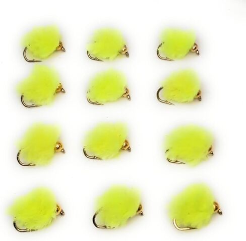 نمط ذبابة Eggstasy لتسوت ، رأس الصلب ، سمك السلمون ، وأنواع المياه العذبة الأخرى. حجم الخطاف رقم 8 ، مجموعة من اثني عشر ذباب (1DZ) ، ألوان متعددة متوفرة. (أحمر) in Saudi Arabia