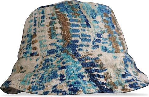 Bucket Hats blue, Bucket Striped, Fishing hat, Scratched Bucket Camping in Saudi Arabia
