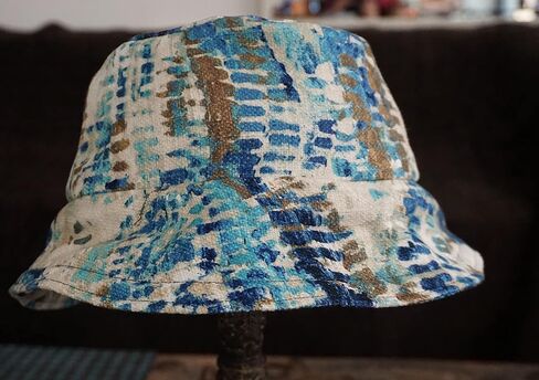 Bucket Hats blue, Bucket Striped, Fishing hat, Scratched Bucket Camping in Saudi Arabia