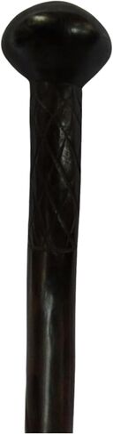Maasai Ebony Wood Rungu Stick ، ​​منحوت من خشب الأبنوس ، ورياضة رمي الخفافيش ، وأداة الرعي وعصا الحالة in Kuwait