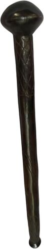 Maasai Ebony Wood Rungu Stick ، ​​منحوت من خشب الأبنوس ، ورياضة رمي الخفافيش ، وأداة الرعي وعصا الحالة in Kuwait