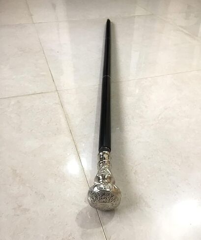 Brass Handle Victorian Telescope Foldable Wooden Walking Stick Cane Ideal Vintage Gift Men Women Father/Mother in Saudi Arabia