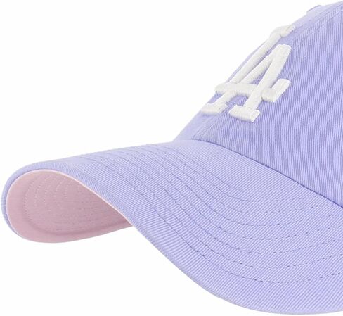 47 unisex-adult Los Angeles Dodgers Clean Up Adjustable Strapback Natural White Hat, Off-white, One Size in Saudi Arabia
