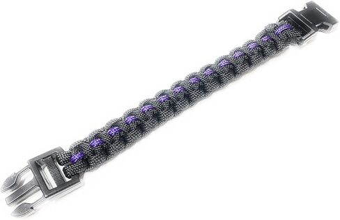 Thin Purple Line Handmade Paracord Bracelet Security in Saudi Arabia