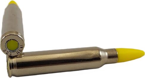 223 Remington / 5.56 CAPS Snap Caps - جولات تدريب وهمية - مجموعة من 10 (Black & Brass) in Kuwait