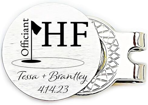 Personalized Officiant Gift Officiant Golf Ball Marker Gift For Officiant Wedding Party Gift Golf Ball Marker Gift Officiant Ceremony Pastor OFFICIANT-GOLF in Saudi Arabia