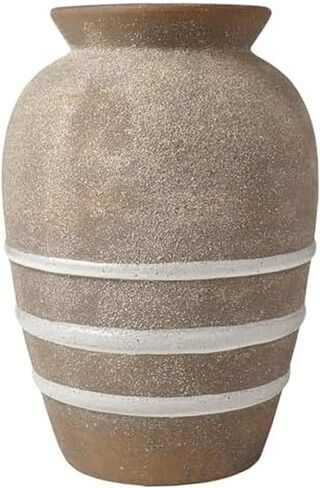 مزهرية سيراميك مخططة من ميكاسا، 6.89x6.89x16.14 بوصة in Saudi Arabia