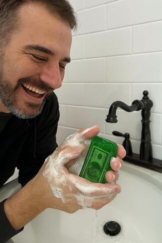 Fruity Pear Scented Surprise Soap Bar – 5 oz Green Square Bar with Hidden Mystery Prize Inside in Saudi Arabia