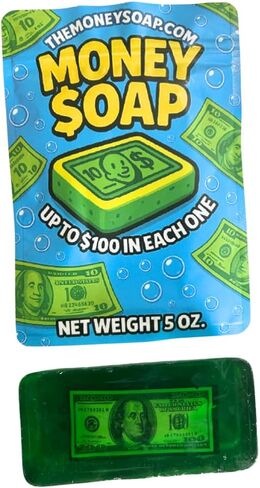 Fruity Pear Scented Surprise Soap Bar – 5 oz Green Square Bar with Hidden Mystery Prize Inside in Saudi Arabia