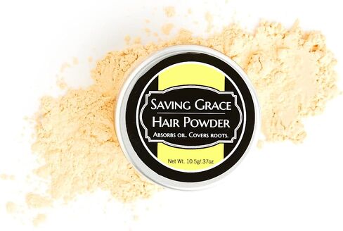 Absorb oil. Cover roots. Saving Grace Hair Powder (Blonde, No Brush) in Kuwait