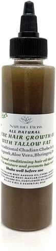 Hair Growth Oil with Croton Zambesicus & Tallow|Infused with Ayurvedic Herbs (4 oz) in Saudi Arabia