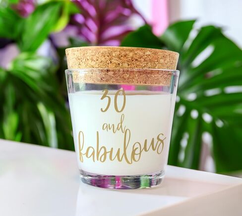 30th Birthday Large Candle Spa Gift Box, Handmade Unique Birthday Basket For Her, Thirty and Fabulous Self Care Gift Set for Women, Best Friend Relaxation Gift Idea (Brunch Queen) in Saudi Arabia