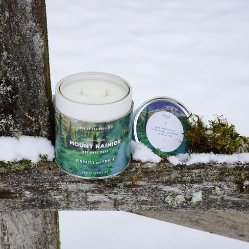 Ethics Supply Co. Morning Thunder Candle | 11 oz | Glorious Cottonwood, Gilded Teak, Sweet Earth | Infused with Essential Oils & A Premium Grade of Aromatic Oils | 60 Hour Burn Time in Saudi Arabia