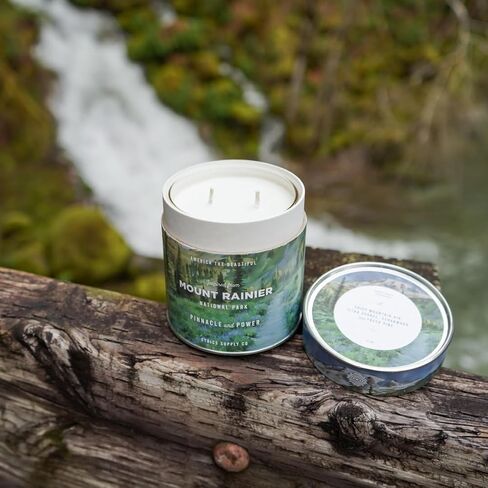 Ethics Supply Co. Morning Thunder Candle | 11 oz | Glorious Cottonwood, Gilded Teak, Sweet Earth | Infused with Essential Oils & A Premium Grade of Aromatic Oils | 60 Hour Burn Time in Saudi Arabia