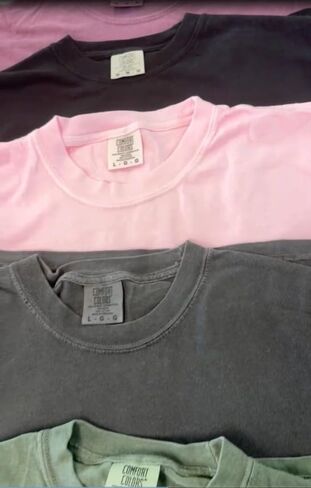 Comfort Colors Custom Shirts for Women Men, Personalized Image-Text for Your Company/Wedding/Greetings with Digital Printing Shirt ,Customized Your Photo or Logo Shirts ,Personalized Design with Logo Image in Saudi Arabia