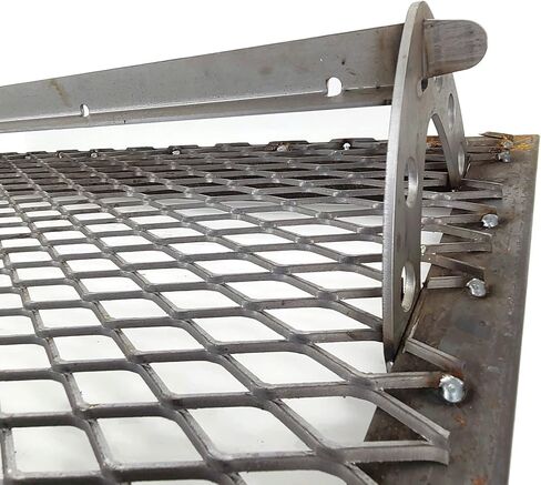 Steel Expanded Iron Heavy Duty Outdoor Boot and Shoe Scraper Cleaner 19 to 34 Inches (Large 22x34 Inches) in Saudi Arabia