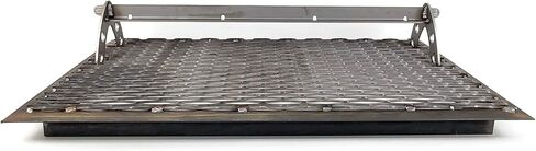 Steel Expanded Iron Heavy Duty Outdoor Boot and Shoe Scraper Cleaner 19 to 34 Inches (Large 22x34 Inches) in Saudi Arabia