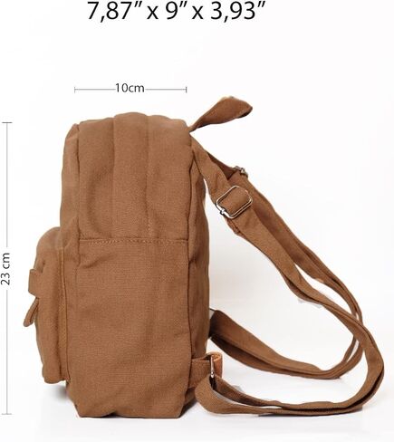 Mini Shayla Canvas Backpack™, Boho Hippie Cute Handmade Backpack Purse, Basic,Chic Christmas, Birthday Self-gift, Friends, Family in Saudi Arabia