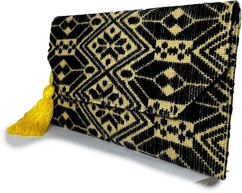 Clutch Bag "Juana", made by Jühue Artesanal, handmade bag made in Mexico, Pink clutch bag, Hand embroidery, unique piece, Embroidered clutch bag, Mexican embroidery, Made in Mexico in Saudi Arabia