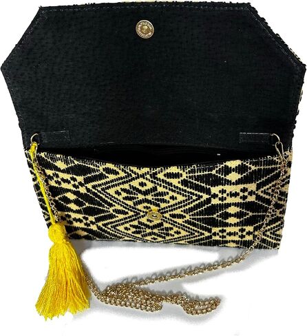 Clutch Bag "Juana", made by Jühue Artesanal, handmade bag made in Mexico, Pink clutch bag, Hand embroidery, unique piece, Embroidered clutch bag, Mexican embroidery, Made in Mexico in Saudi Arabia