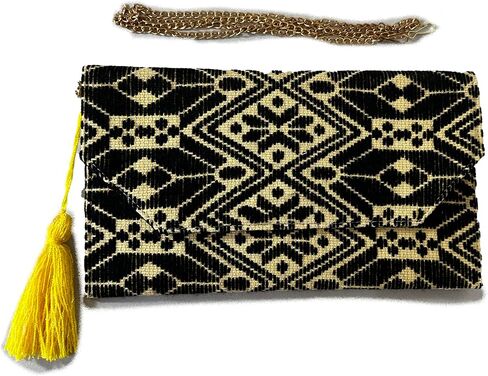 Clutch Bag "Juana", made by Jühue Artesanal, handmade bag made in Mexico, Pink clutch bag, Hand embroidery, unique piece, Embroidered clutch bag, Mexican embroidery, Made in Mexico in Saudi Arabia