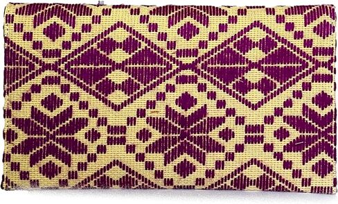 Clutch Bag "Juana", made by Jühue Artesanal, handmade bag made in Mexico, Wine clutch bag, Hand embroidery, unique piece, Embroidered clutch bag, Mexican embroidery, Made in Mexico in Saudi Arabia