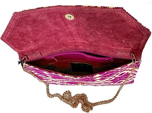 Clutch Bag "Juana", made by Jühue Artesanal, handmade bag made in Mexico, Wine clutch bag, Hand embroidery, unique piece, Embroidered clutch bag, Mexican embroidery, Made in Mexico in Saudi Arabia