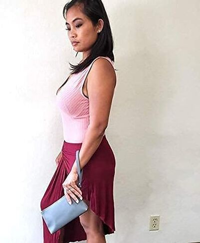 Leather Wristlet Pouch, 100% Genuine Leather, Handmade Pouch Made in USA in Saudi Arabia