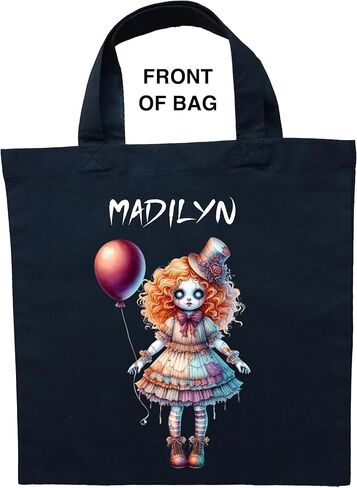 Girls Killer Clown Trick or Treat Bag, Girls Carnevil Halloween Bag in Saudi Arabia
