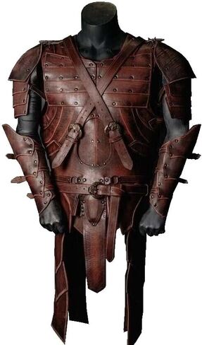 مجموعة دروع جلدية مجموعة LARP Cosplay و Halloween Costume Armor Armor Armor ((5-XL (الصدر:-59 "-62"))))) in Saudi Arabia