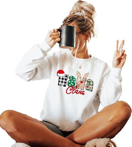 Custom Gigi Claus Sweatshirt, Christmas Mimi Nana Claus Sweatshirt, Gift for Mom, Grandma, Custom Mama Sweatshirt in Saudi Arabia