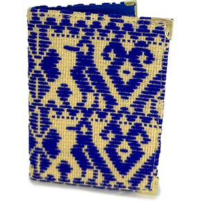 Passport holder "Nazaria", made by Jühue Artesanal, Purple Passport holder, Hand embroidery, Unique piece, Embroidered passport holder, Mexican embroidery, Made in Mexico, Handmade in Saudi Arabia