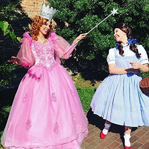 Glinda The Good Witch Silver Star Rhinestone Wand 37" Fairy, Cosplay, Glenda, Galinda in Saudi Arabia