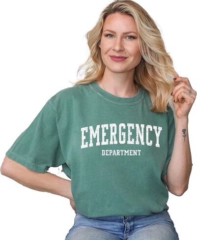 Unisex Emergency Department sweatshirt ER Medical Apparel ER SweatShirt Cotton Medical Gift Healthcare Apparel in Saudi Arabia