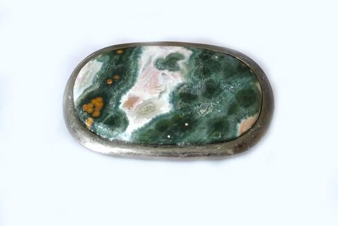 Oceon Jasper Is set in a Silver-Tone Belt Buckle in Saudi Arabia