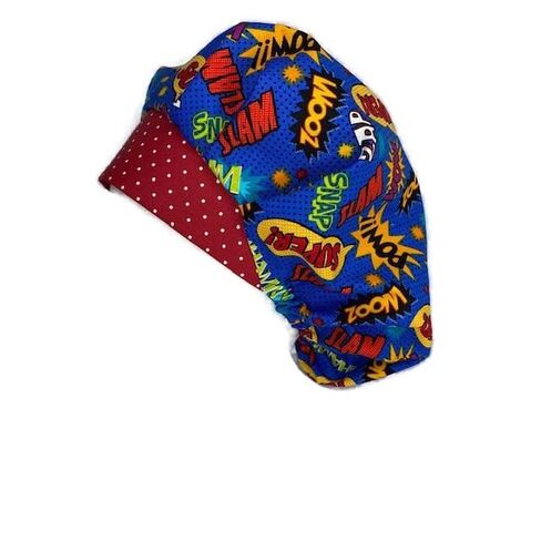 Bouffant Scrub Cap Wow Pow Scrub Hat OR Hats Womens Scrub Caps in Kuwait