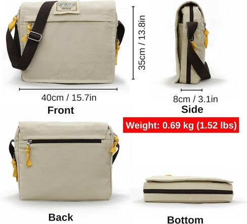 Cappadocia Vintage Cotton Messenger Bag - أكورديون. in Saudi Arabia