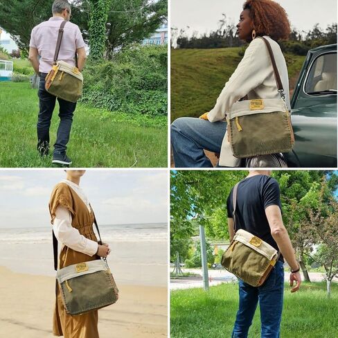 Cappadocia Vintage Cotton Messenger Bag - أكورديون. in Saudi Arabia
