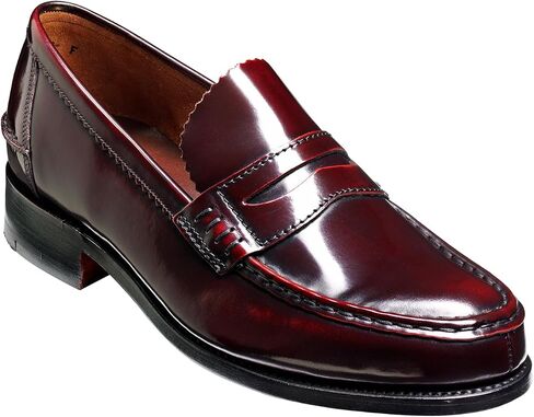 BARKER Caruso Men's Handmade Leather Loafer Shoes – Classic Penny Loafer, Goodyear Welted, Full Leather Sole & Lining, Business & Formal Wear in Kuwait