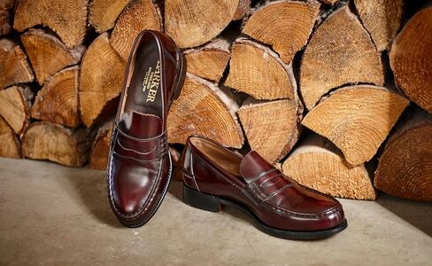 BARKER Caruso Men's Handmade Leather Loafer Shoes – Classic Penny Loafer, Goodyear Welted, Full Leather Sole & Lining, Business & Formal Wear in Kuwait