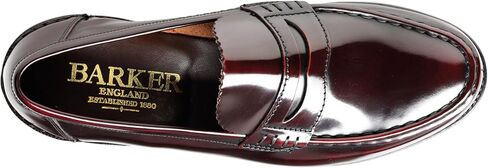 BARKER Caruso Men's Handmade Leather Loafer Shoes – Classic Penny Loafer, Goodyear Welted, Full Leather Sole & Lining, Business & Formal Wear in Kuwait