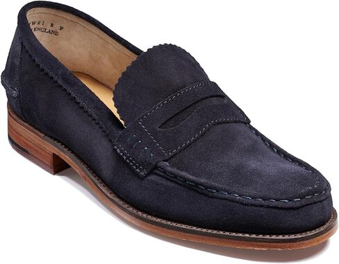BARKER Caruso Men's Handmade Leather Loafer Shoes – Classic Penny Loafer, Goodyear Welted, Full Leather Sole & Lining, Business & Formal Wear in Kuwait