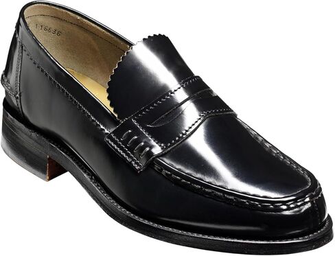BARKER Caruso Men's Handmade Leather Loafer Shoes – Classic Penny Loafer, Goodyear Welted, Full Leather Sole & Lining, Business & Formal Wear in Kuwait
