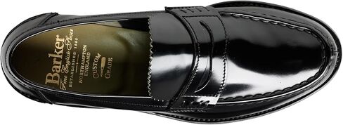 BARKER Caruso Men's Handmade Leather Loafer Shoes – Classic Penny Loafer, Goodyear Welted, Full Leather Sole & Lining, Business & Formal Wear in Kuwait