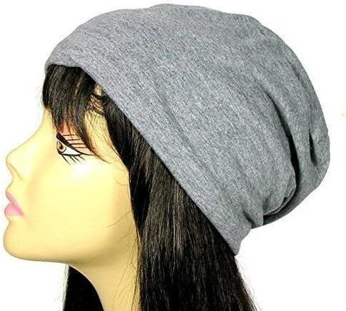 100% Cotton Black Cotton Jersey Skullcap Lightweight Black Slouchy Beanie Custom Sizes in Saudi Arabia