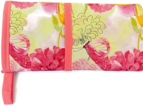 Heat Resistant Curling Iron Travel Case with Easter Peach Butterfly in Saudi Arabia