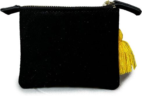 Purse "Elisa", made by Jühue Artesanal, Handmade purse made in Mexico, Black purse, hand embroidery, unique piece, Embroidered purse, Mexican embroidery, Made in Mexico, Suede purse in Saudi Arabia