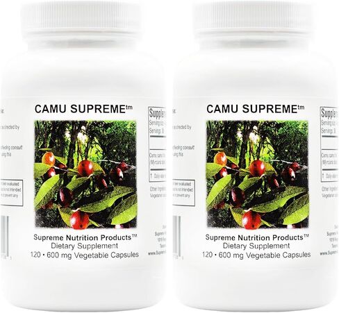 Supreme Nutrition Camu Supreme, 120 Pure Camu Camu Fruit Vegetarian Capsules in Kuwait