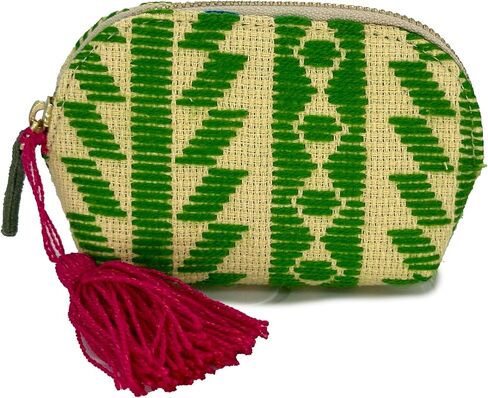 Coin purse "Ernestina", made by Jühue Artesanal, Handmade purse made in Mexico, Multicolor purse, hand embroidery, unique piece, Embroidered purse, Mexican embroidery, Made in Mexico in Kuwait
